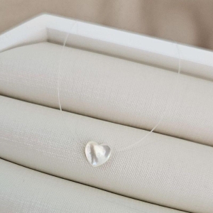 NYLON PT CORAÇÃO MADREPEROLA 40CM