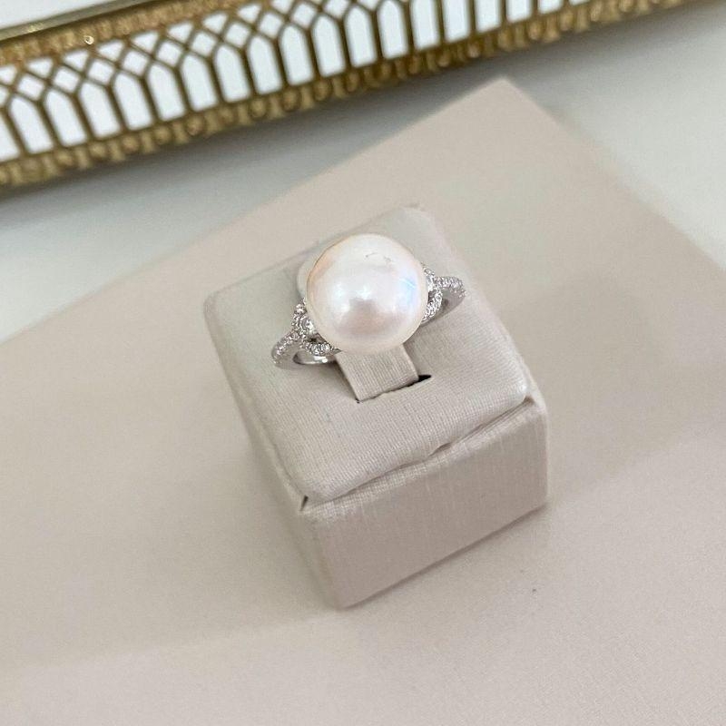 ANEL PT 1 PEROLA CRAVEJADA