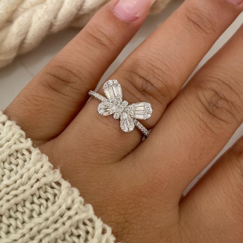 ANEL PT BORBOLETA CRAVEJADA