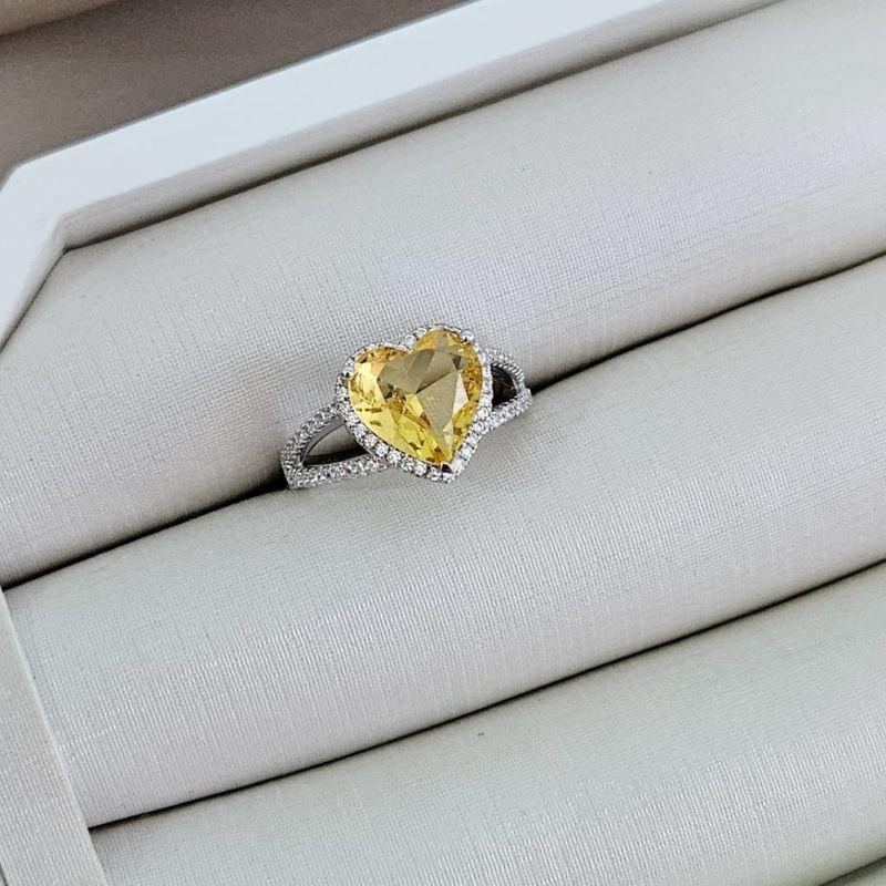 ANEL PT CORAÇÃO CRAV