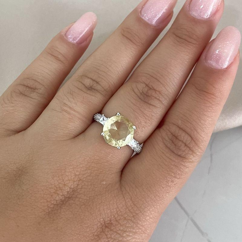 ANEL PT PEDRA AMARELA CRAV