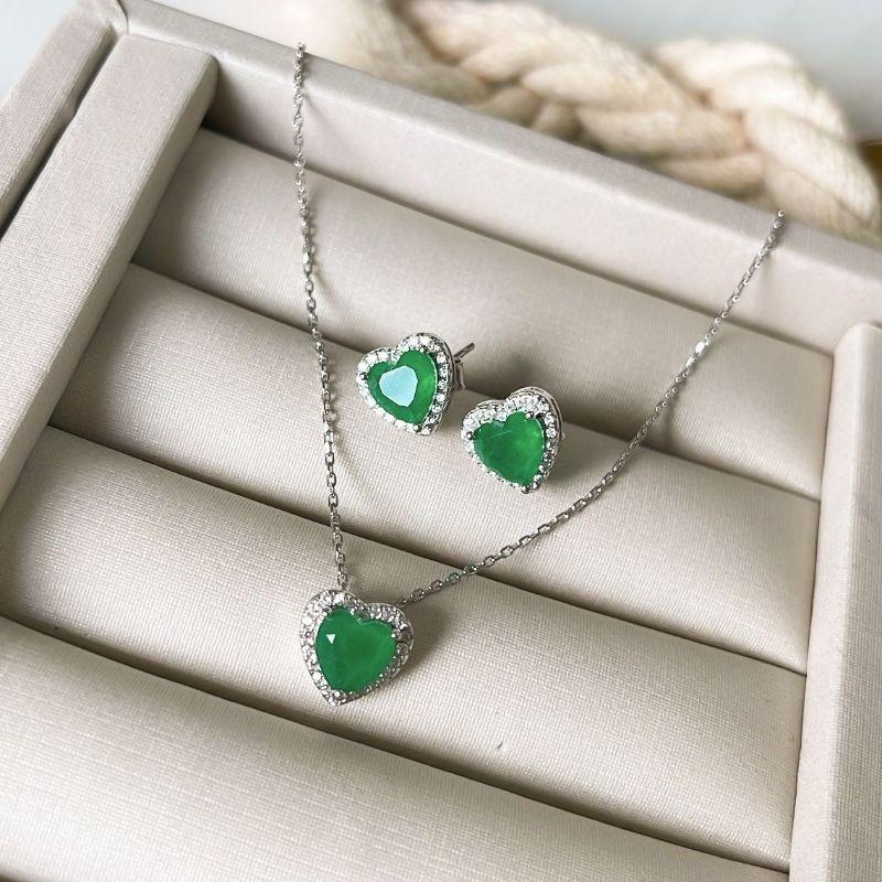 CONJ PT CORAÇÃO VERDE