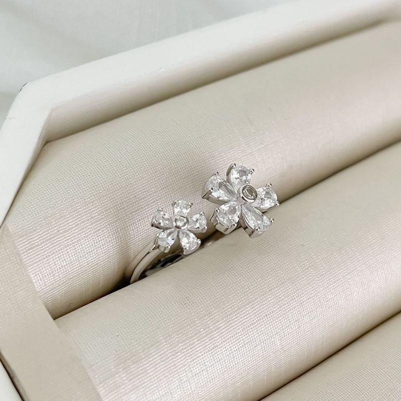 ANEL PT 2 FLORES CRAVEJADA