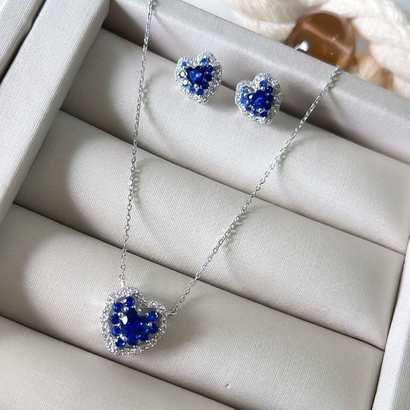 CONJ PT CORACAO CRAVEJADO