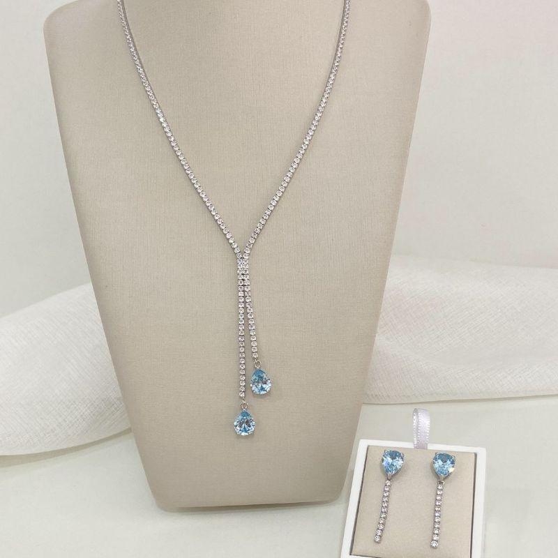 CONJ PT RIVIERA CRISTAL\ PEDRA AZUL