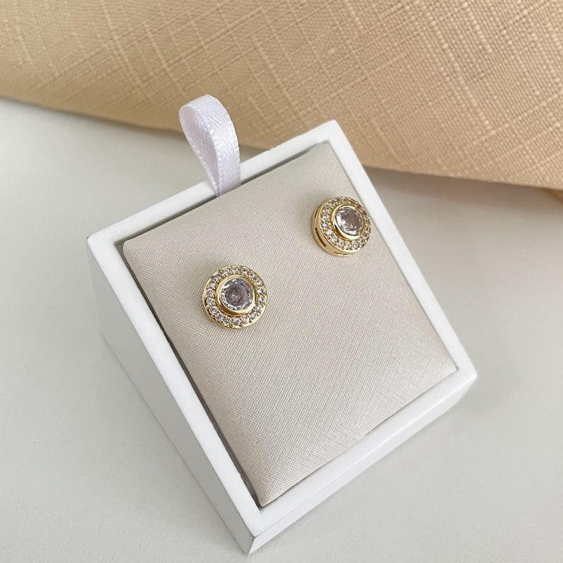 BR AÇO PEDRA CRAV DOURADO