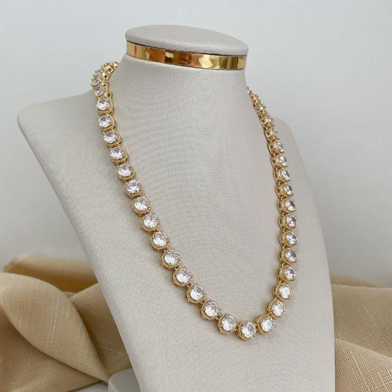 GARG AÇO PEDRA DOUR 7MM 40CM