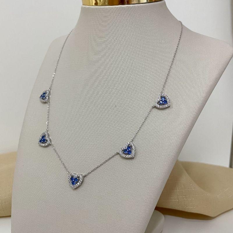 GARG PT 5 CORAÇÕES AZUL 2MM