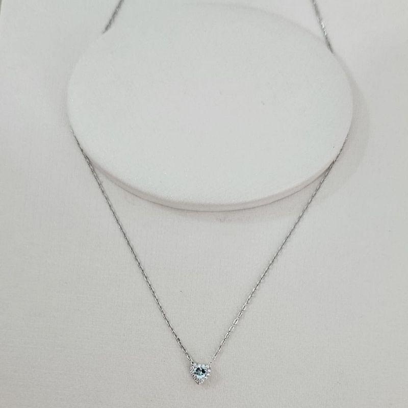 GARG PT CORAÇÃO AZUL CLARO3MM