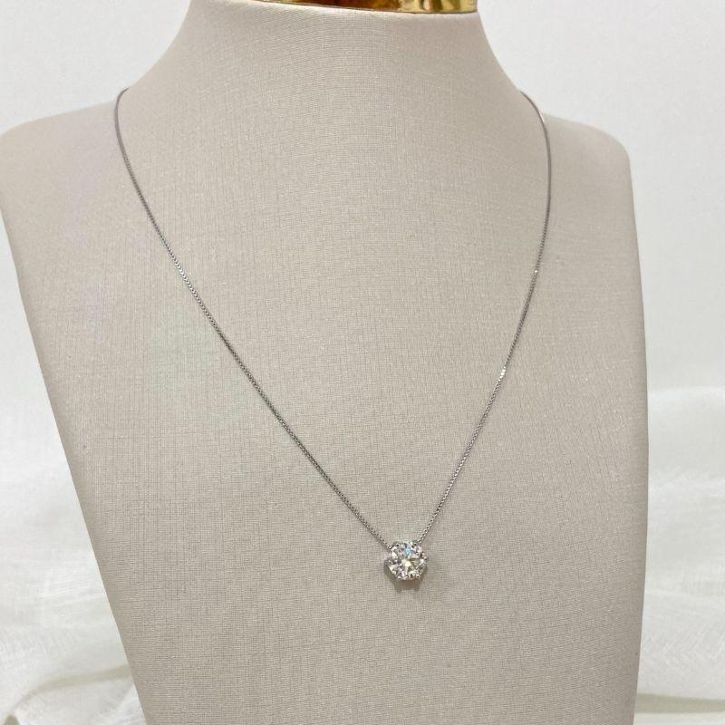 GARG PT P DE LUZ CRISTAL MOISSANITE 7MM