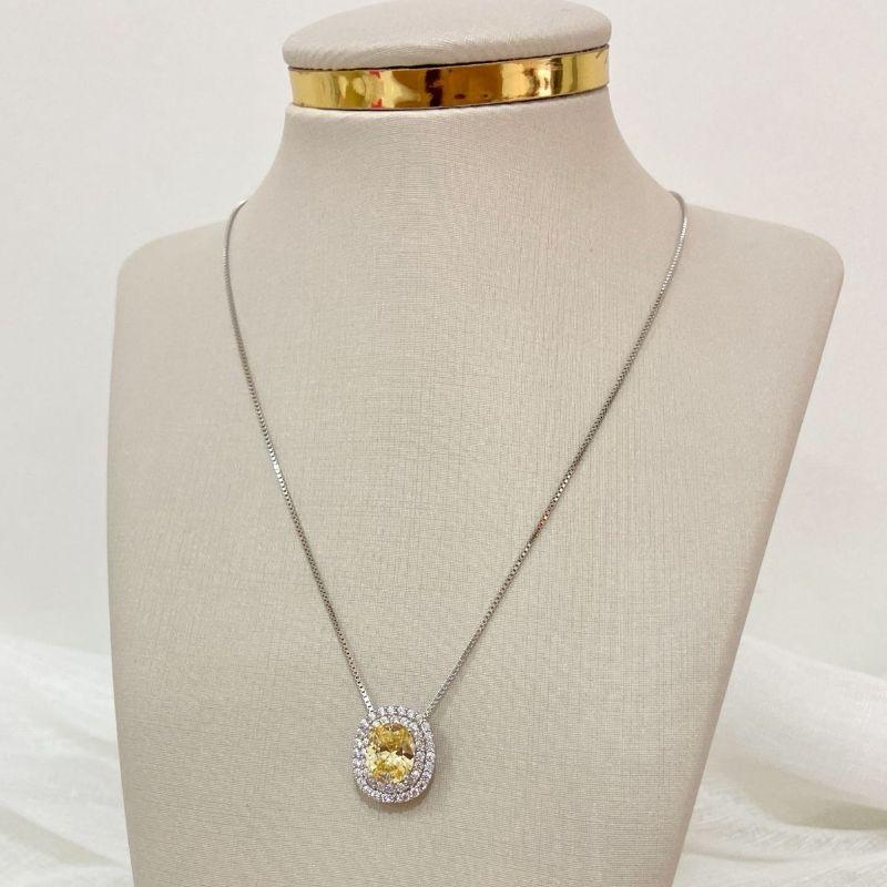 GARG PT PEDRA AMARELA CRAVEJADA