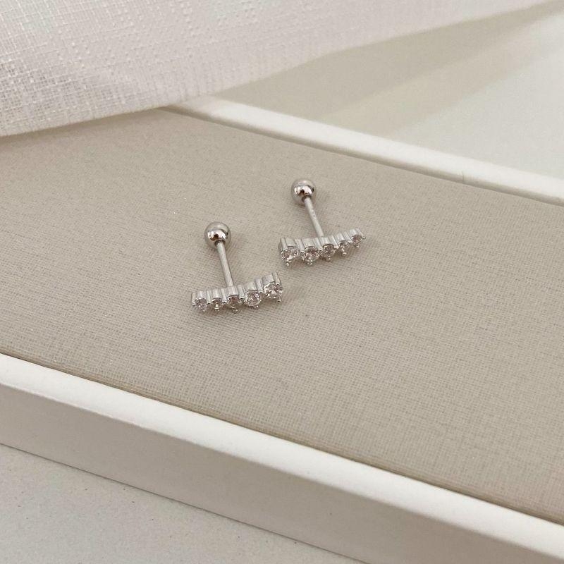 PIERCING PT 5 PEDRAS 2 MM