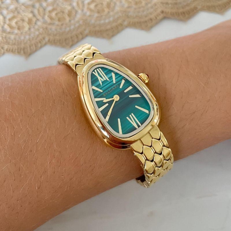 RELOGIO BVLGARI V VERDE