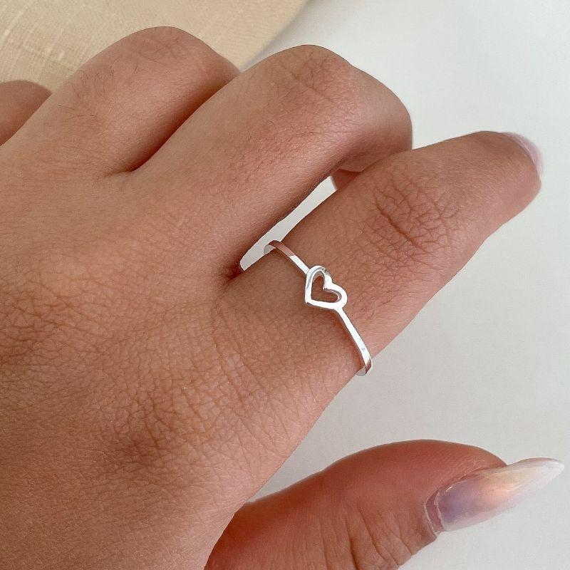 ANEL PT CORAÇÃO LISO