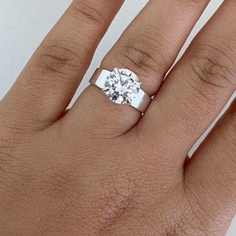 ANEL PT SOLITÁRIO G 8MM