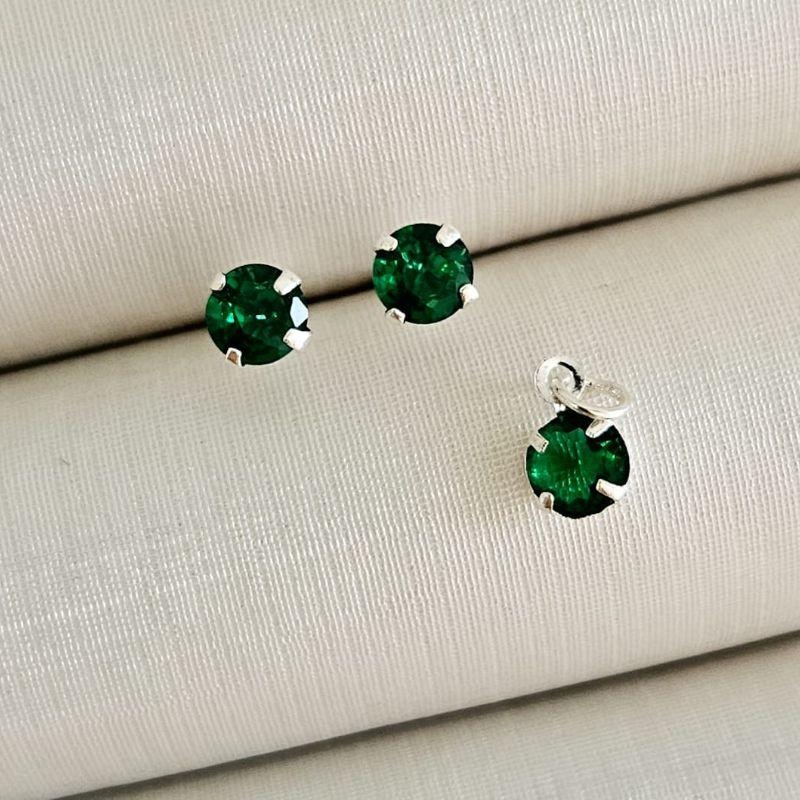 CONJ PT P.LUZ RED. VERDE ESCURO 5MM