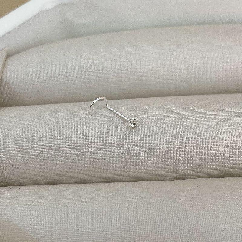 PIERCING PT 1 PEDRA REDONDA CRISTAL