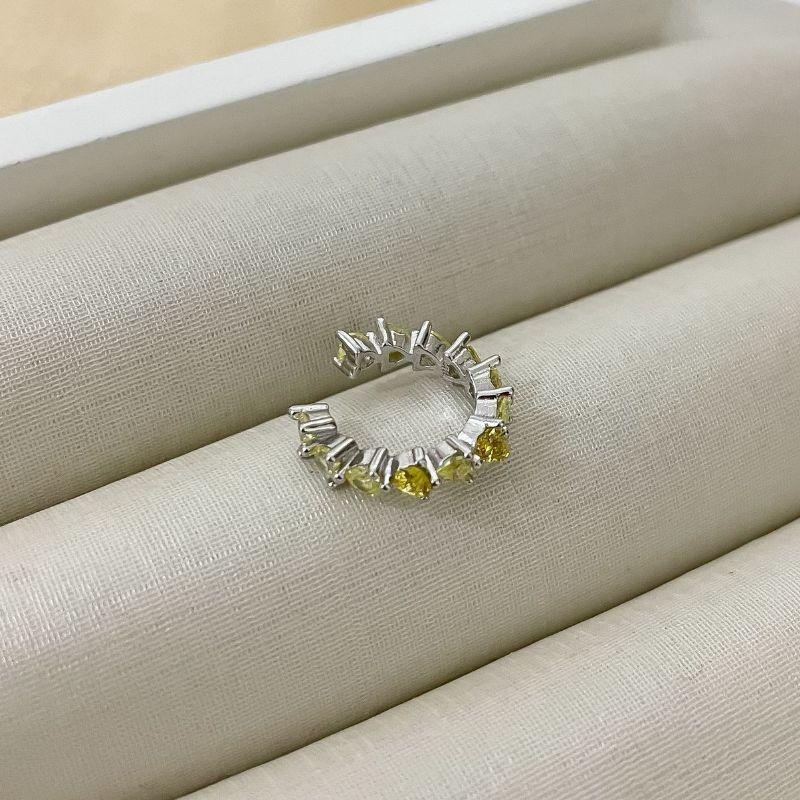 PIERCING PT CORAÇÕES AMARELOS