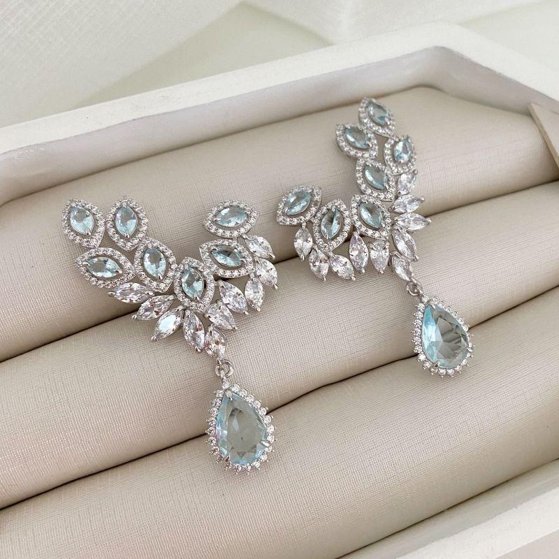 BR PT EM PEDRAS AZUL CLARO 7MM