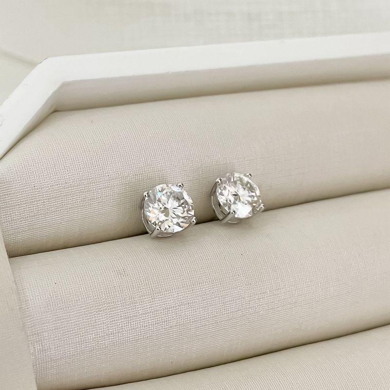 BR PT PONTO DE LUZ MOISSANITE 8MM