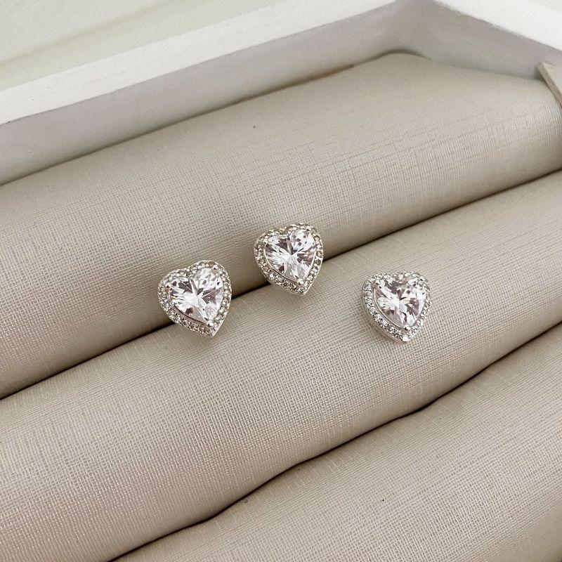 CONJ PT CORAÇAO 1F CRAV CRISTAL