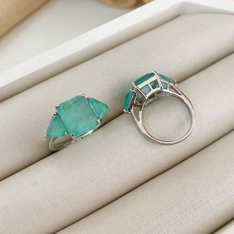 ANEL PT 3 PEDRAS 9MM