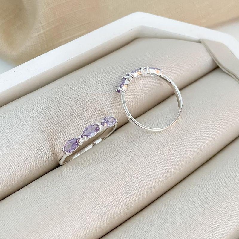 ANEL PT 3 PEDRAS PEQUENA