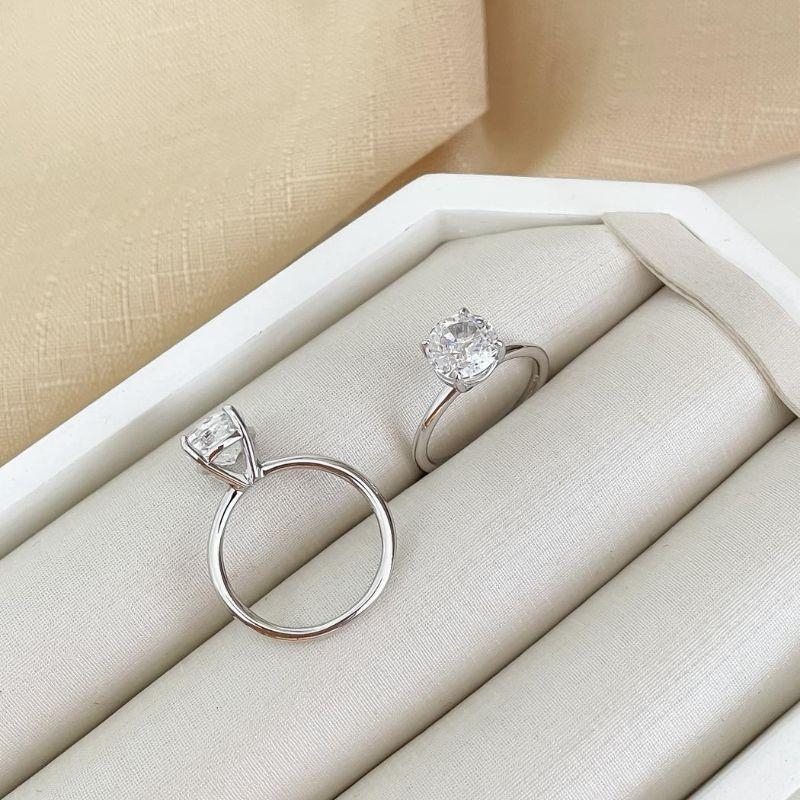 ANEL PT SOLITÁRIO LISO 8MM