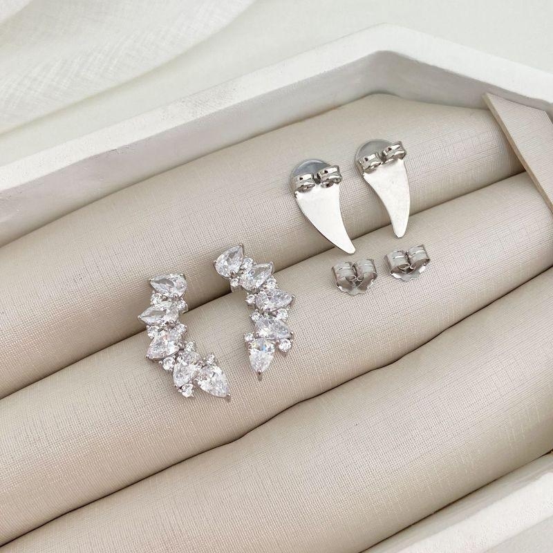 BR PT SCARF PEDRAS CRISTAIS 6MM