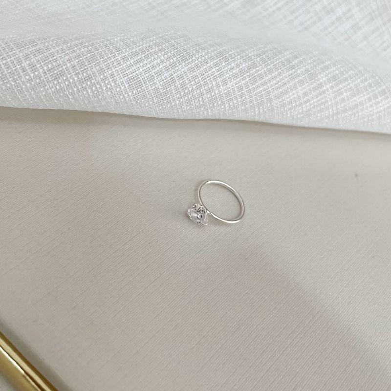 PIERCING PT CORAÇÃO CRISTAL