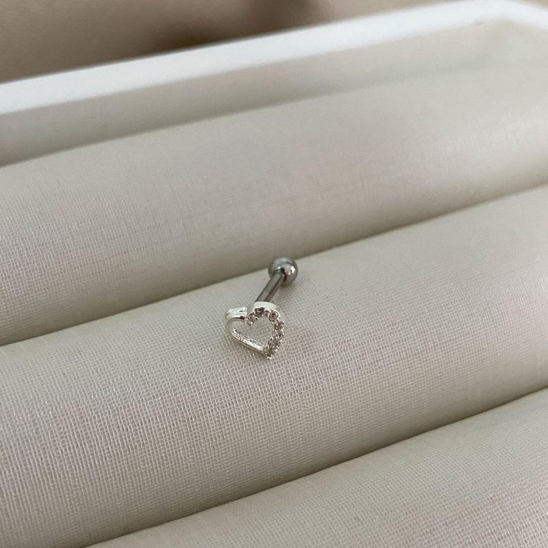 PIERCING PT TRAGUS CORAÇAO CRAV