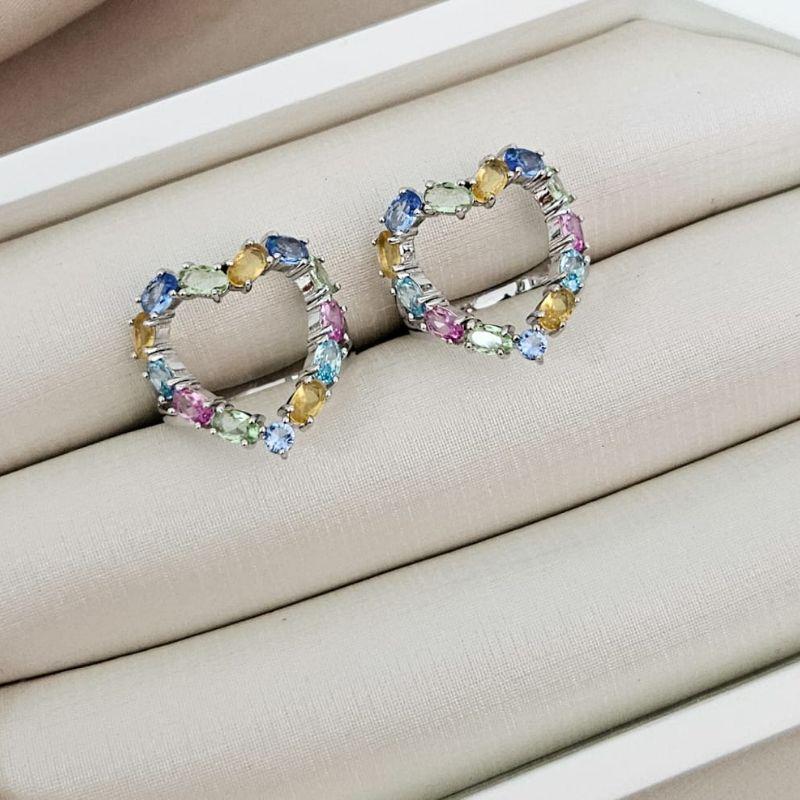 ANEL PT CORAÇAO COLORIDO