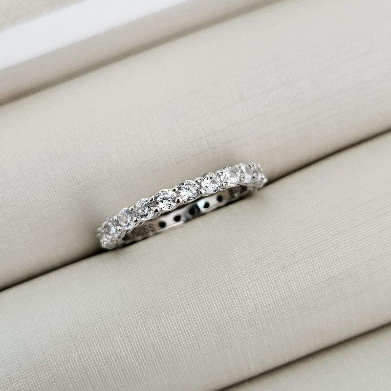 ANEL PT MEIA ALIANÇA PEDRAS