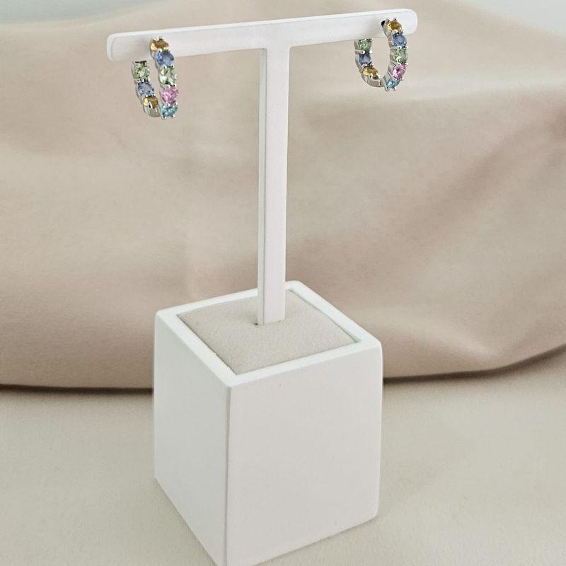 ARGOLA PT PEDRAS COLORIDA