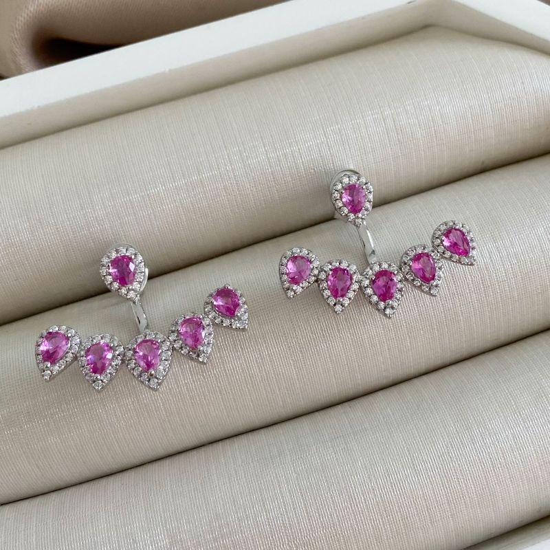 BR PT 6P ROSA CRAVEJADA