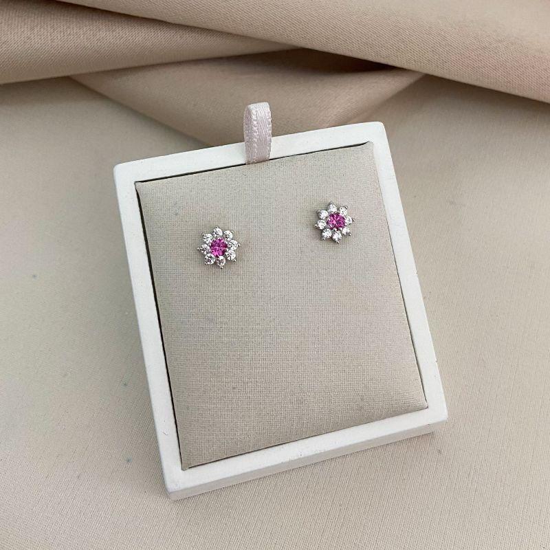 BR PT FLOR ROSA CRAVEJADA