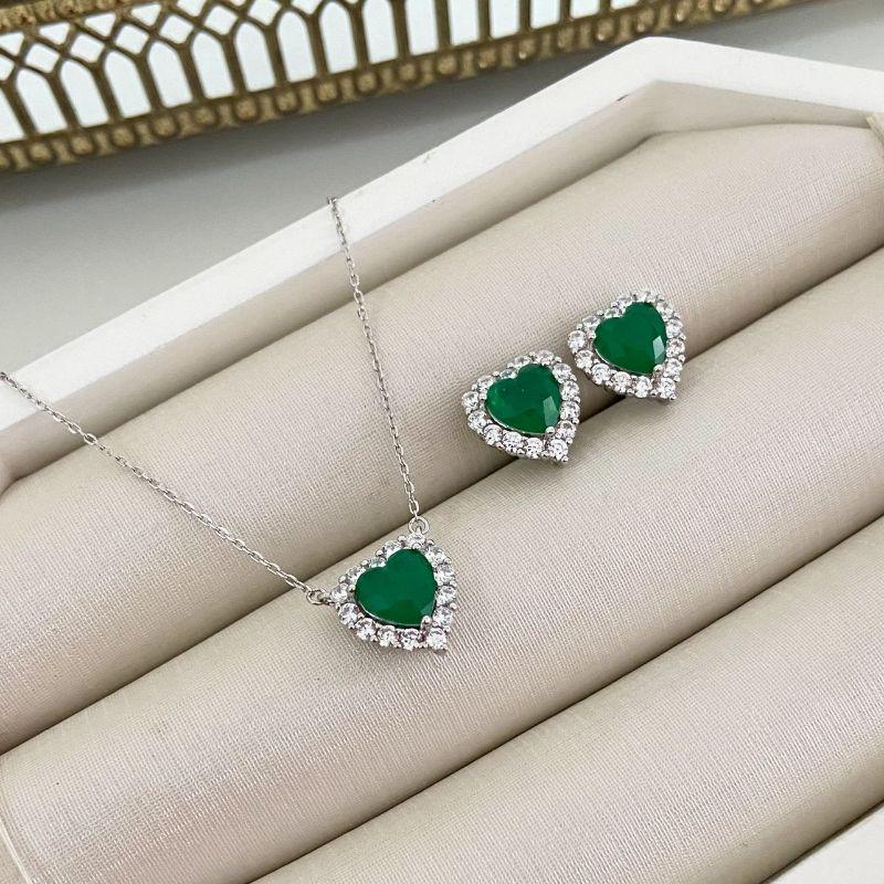 CONJ PT CORAÇÃO VERDE CRAV