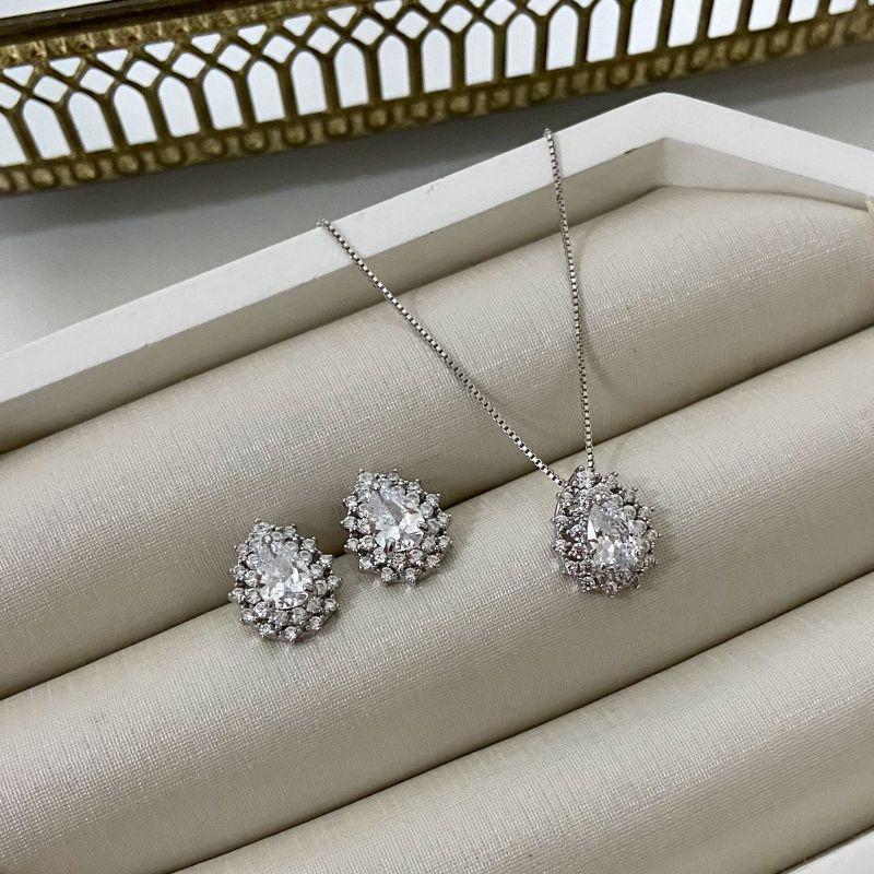 CONJ PT GOTA EM PEDRAS 5MM\45 CM