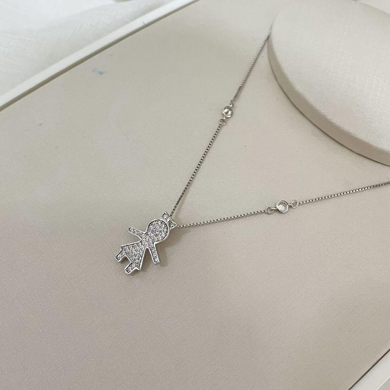 GARG PT MENINA 2P CRISTAIS