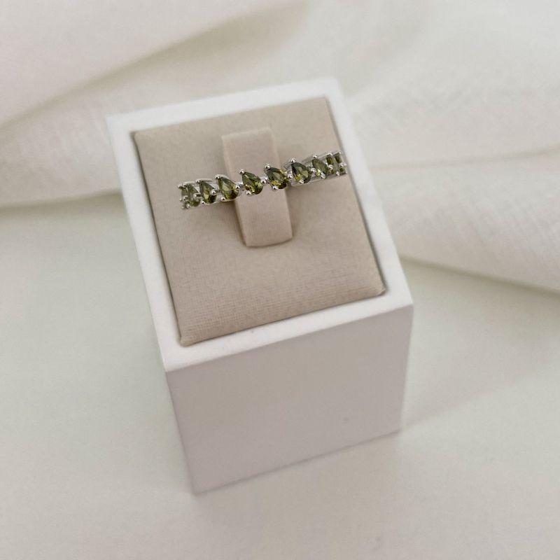 ANEL PT ALIANÇA GOTAS VERDE CLARO