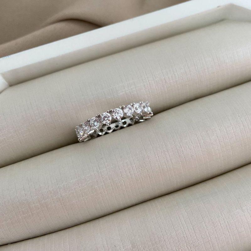 ANEL PT M. ALIANÇA CRIST 3MM