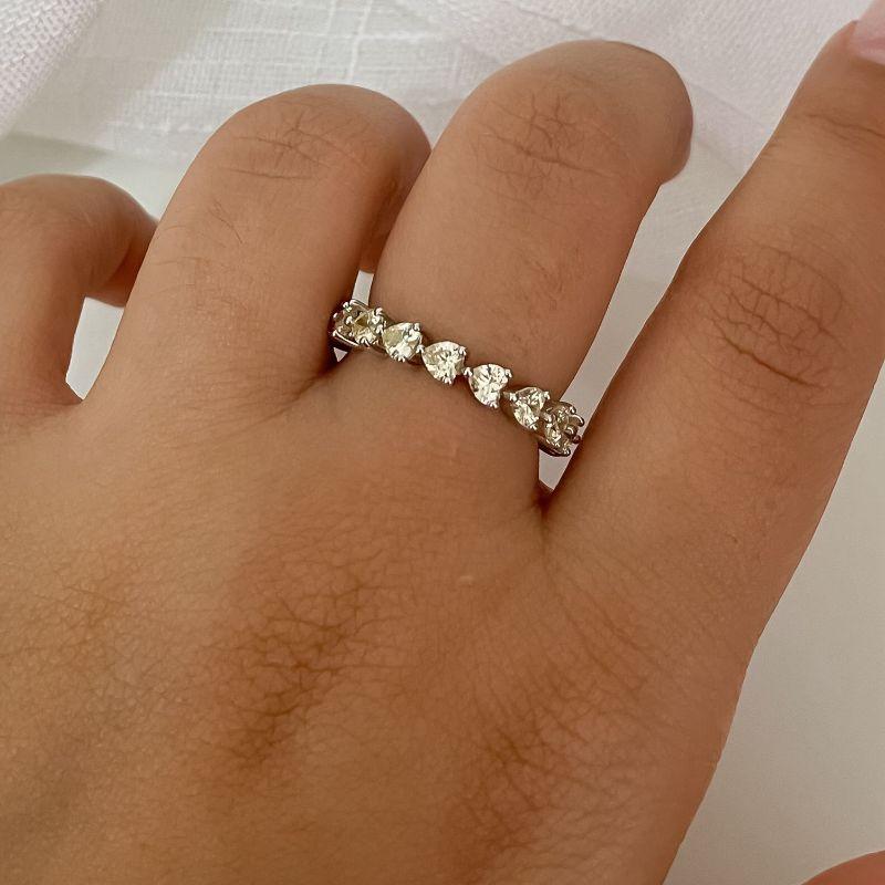 ANEL PT MEIA ALIANÇA CORAÇÕES AMARELOS