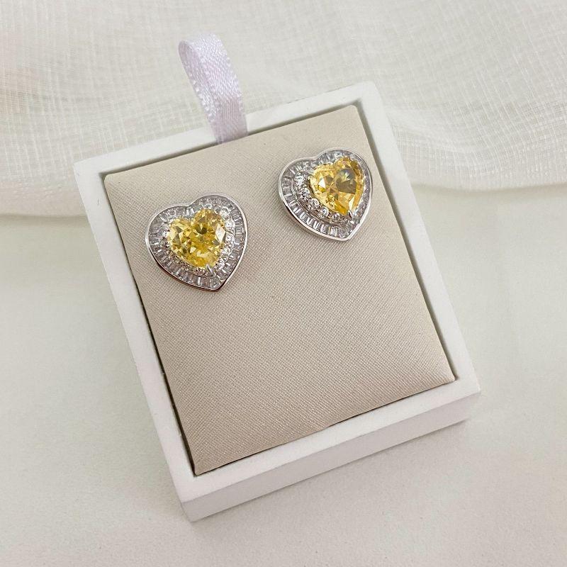 BR PT CORAÇÃO AMARELO 8MM