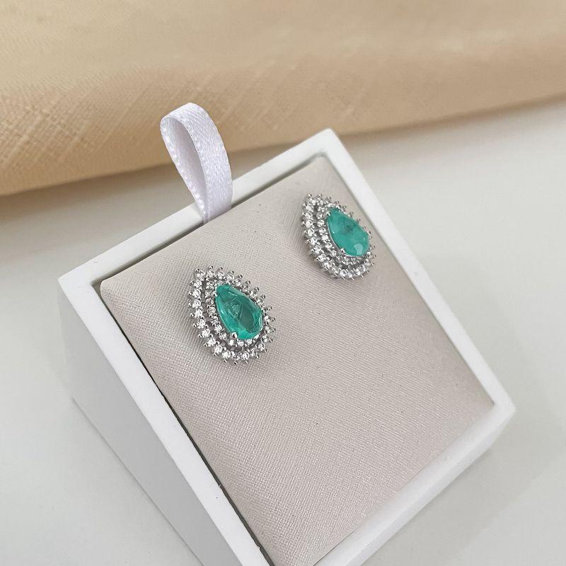 BR PT GOTA ÁGUA MARINHA 5MM CRAV