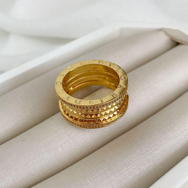 ALIANÇA BVLGARI 3F CRAVEJADO