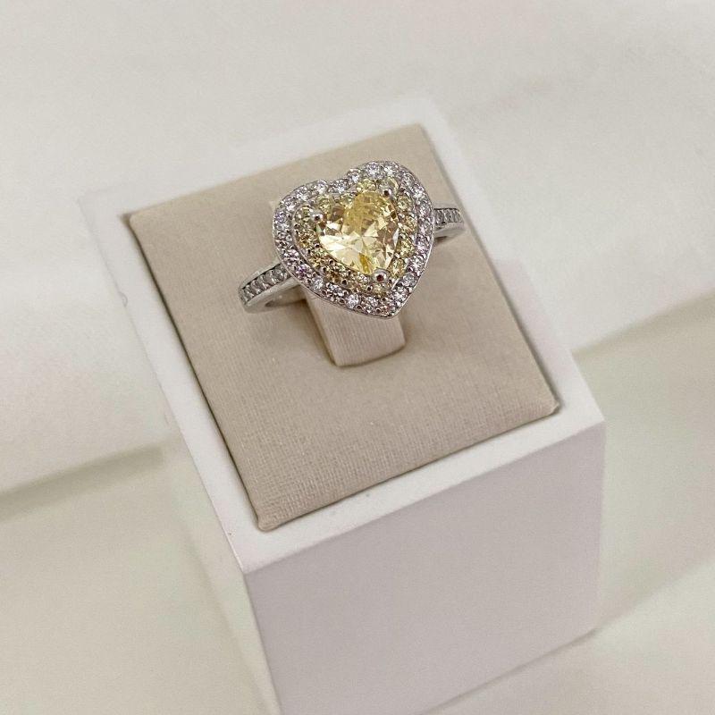 ANEL PT CORAÇÃO AMARELO