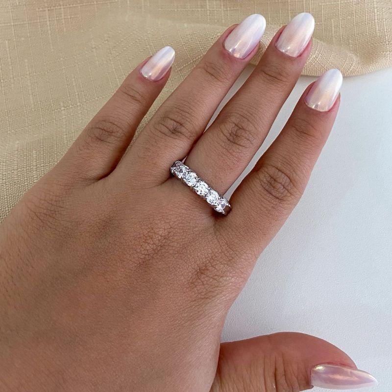 ANEL PT MEIA ALIANÇA P 4MM