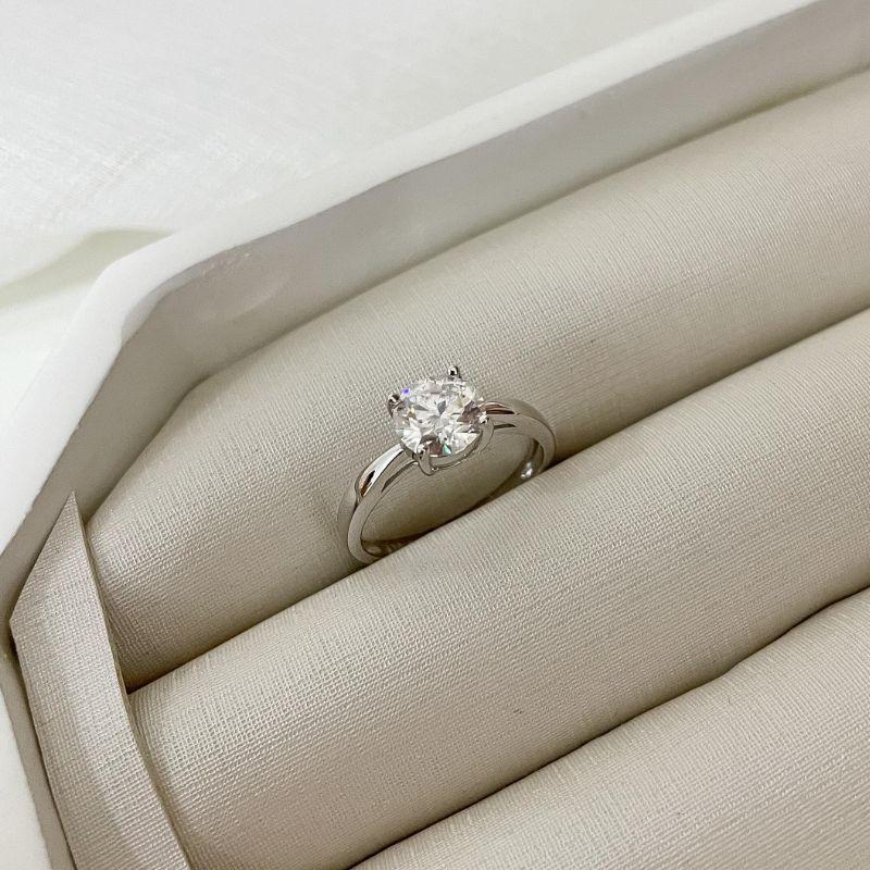 ANEL PT SOLITÁRIO LISO 7 MM NITA