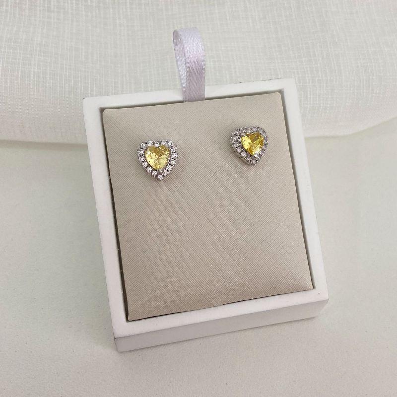 BR PT CORAÇÃO AMARELO 4 MM