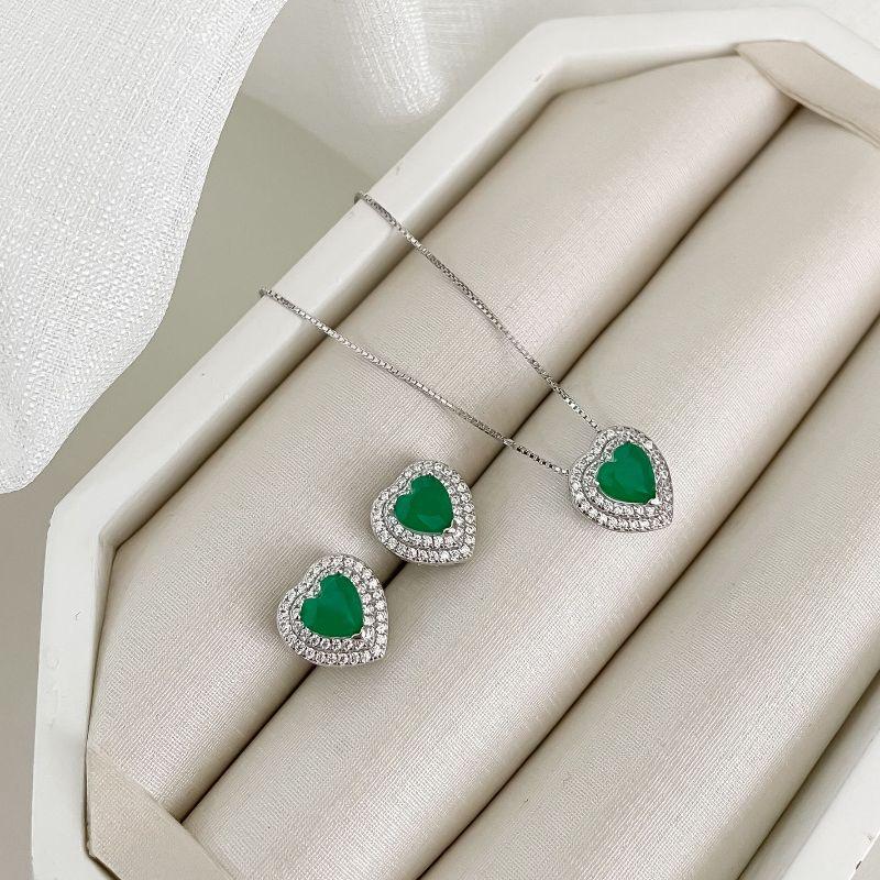 CONJ PT CORAÇÃO VERDE 2F CRAV